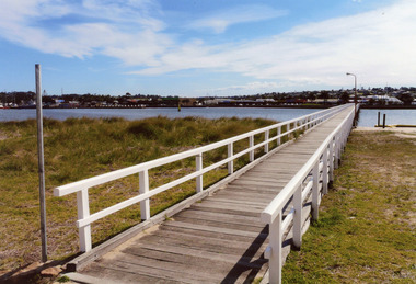 Photograph - Cunninghame Arm footbridge  Lakes Entrance Victoria 2008