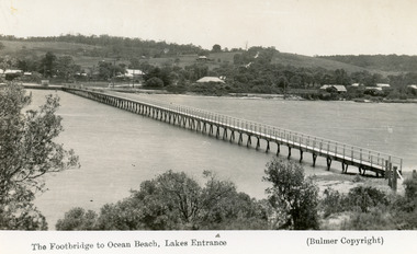 Postcard - Footbridge, 1937c