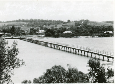 Postcard - Footbridge, 1937c