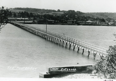 Photograph - Footbridge, Bulmer HD, 1940c