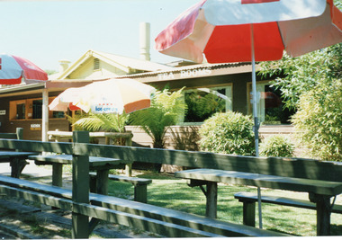 Photograph - Kiosk on the hummocks. Lakes Entrance Victoria c1990, Fish Marie, 1990c