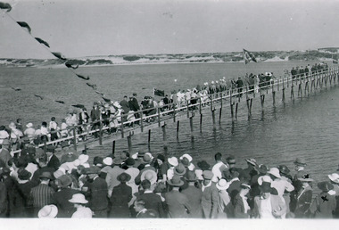 Photograph - Footbridge Lakes Entrance Victoria c1937, 1937