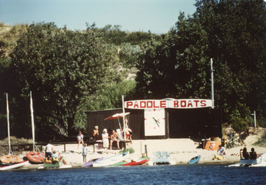 Photograph - Paddle Boats Cunninghame Arm. Lakes Entrance Victoria c1985, 1985c