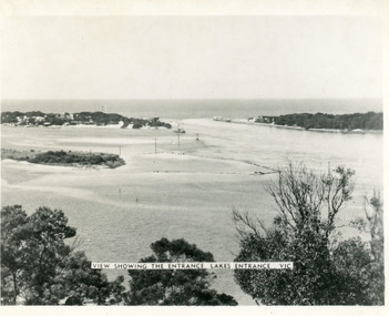 Photograph - The Entrance Lakes Entrance  c1940, Martin Orville, 1940c