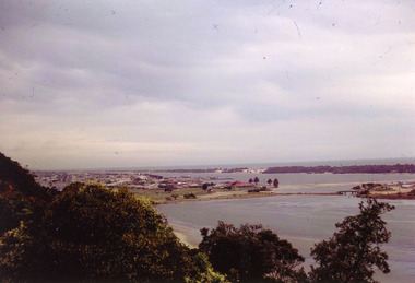 Photograph - View of Lakes Entrance from Jemmy's Point 1975, Nelson Joan