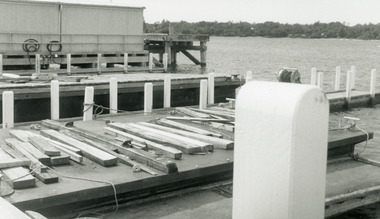 Photograph - Jetties, Lakes Post Newspaper, 1995