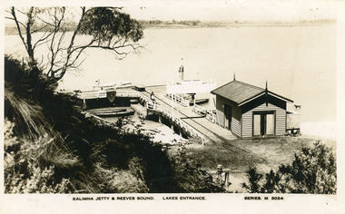 Postcard - Kalimna Jetty, Valentine Series, 1930c