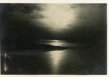 Postcard - Reeves Channel Lake King, Gippsland Lakes.  c1930, Bulmer H D