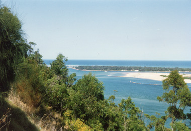 Photograph - Western side of the Entrance from Jemmys Point. Lakes Entrance  c1992
