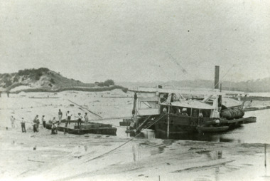 Photograph - Wombat Dredge, 1885c