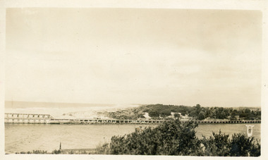 Photograph - Western Pier Lakes Entrance c1900