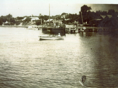 Photograph - Lady Hariet, New Works Jetty, 1925c