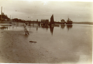 Photograph - New Works Jetty, Phillips, Miss L, 1900c