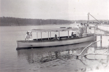 Photograph - Passenger boat, Eclipse  Lakes Entrance Victoria  1923