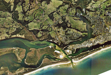 Photograph - Arial View of  Lakes Entrance Victoria c2007, 2007c