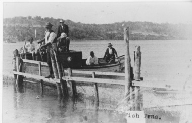 Photograph - Fish Pens, 1925 c