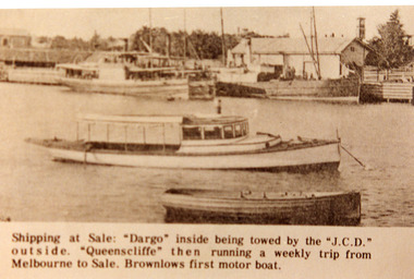 Photograph - Port of Sale, 1890 c