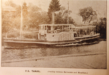 Photograph - P.S. Tanjil, 1910 c