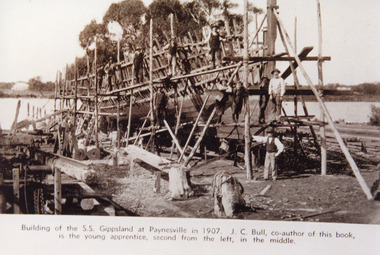 Photograph - Boat Building, 1907