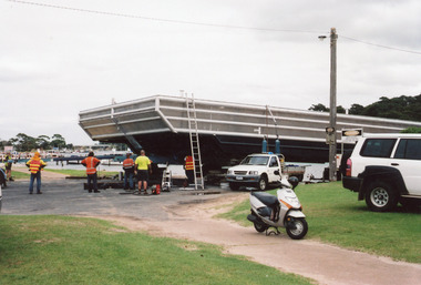 Photograph - Ship building, Holding M, 2011