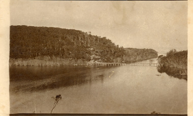Photograph - tramline Lake Bunga, 1919
