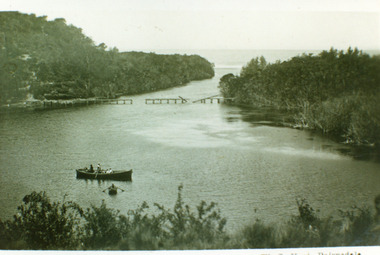 Photograph - tramline Lake Bunga, Vogt, W S, 1920