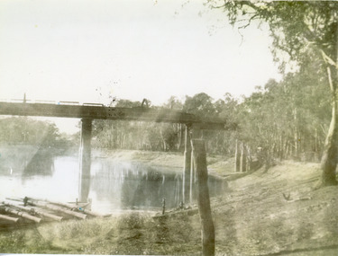 Photograph - Railway bridge - unknown location, 1940