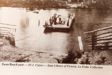 Photograph - Swan Reach Punt, Caire Nicholas John, 1904