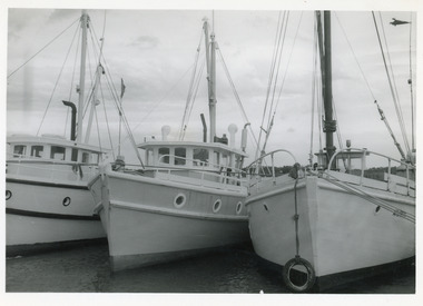 Photograph - Fishing Boats, 1975