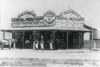 Photograph - Harbeck's Store, 1910