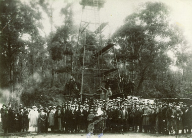 Photograph - Bunga No.1 Oil Bore, 1924