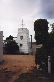 Photograph - Tower shaped building attached to a dwelling, Metung Victoria, 1999