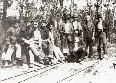 Photograph - Orbost Rail Workers, 1925 c