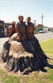 Photograph - Memorial Carvings by John Brady, 1999c