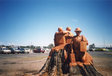 Photograph - Memorial Carvings by John Brady, 1999c