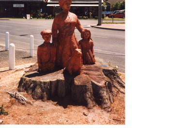 Photograph - Memorial Carvings by John Brady, 1999