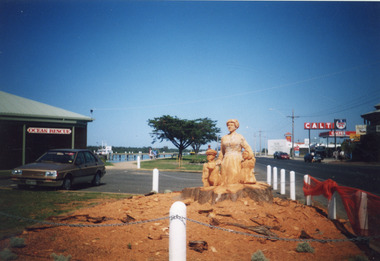 Photograph - Memorial Carvings by John Brady, 1999