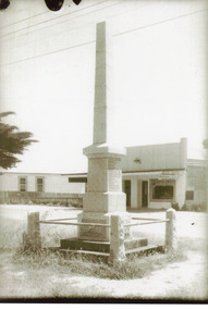 Photograph - Cenotaph, Bess Larkins, 1930c