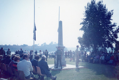 Photograph - Anzac Service, Wendy Price, 1990c