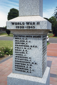 Photograph, Wendy Price, War Memorial, Marine Parade, Lakes Entrance Victoria, 1990c