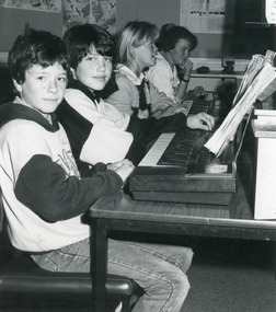 Photograph - Buchan Primary School music class 1990