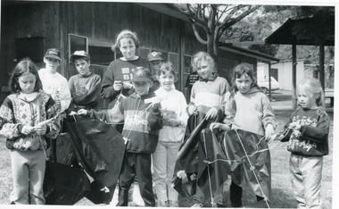 Photograph - Swan Reach School camp at Lake Tyers Beach  1992
