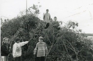 Photograph - Toorloo Arm School bonfire 1996, Lakes Post Newspaper