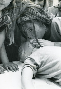 Photograph - Nungurner School student learning CPR 1992, Lakes Post Newspaper