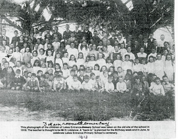 Photograph - Lakes Entrance Primary School, 1918 c