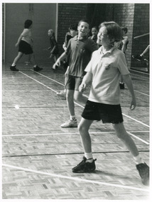 Photograph - Lakes Entrance Netball clinic 1996, Lakes Post Newspaper