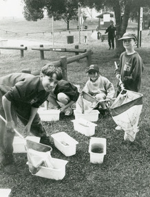 Photograph - Johnsonville School water watch program 1996, Lakes Post Newspaper