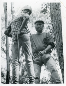 Photograph - Gary Lewis and student Daniel McDougal, Lakes Entrance Secondary School, Lakes Post Newspaper, 1993