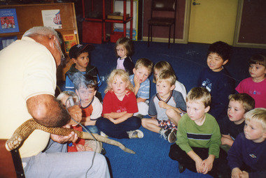 Photograph - Koori elder Uncle Max Solomon, Lakes Post Newspaper, 2002