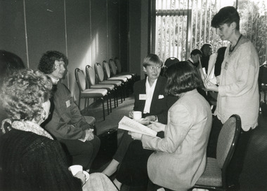 Photograph - School Conference, Lake Post Newspaper, 1995